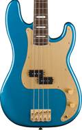 Squier 40th Anniversary Precision Bass Gold Edition Lake Placid Blue Indian Laurel Fingerboard