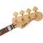 Squier 40th Anniversary Jazz Bass Gold Edition Olympic White Indian Laurel Fingerboard Front View