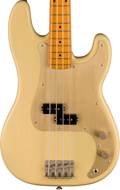 Squier 40th Anniversary Precision Bass Vintage Edition Satin Vintage Blonde Maple Fingerboard