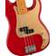 Squier 40th Anniversary Precision Bass Vintage Edition Satin Dakota Red Maple Fingerboard Front View