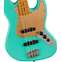 Squier 40th Anniversary Jazz Bass Vintage Edition Satin Seafoam Green Maple Fingerboard Front View
