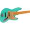 Squier 40th Anniversary Jazz Bass Vintage Edition Satin Seafoam Green Maple Fingerboard Front View