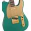 Squier 40th Anniversary Telecaster Gold Edition Sherwood Green Metallic Front View
