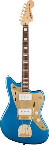 Squier 40th Anniversary Jazzmaster Gold Edition Lake Placid Blue Indian Laurel Fingerboard