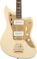 Squier 40th Anniversary Jazzmaster Gold Edition Olympic White Indian Laurel Fingerboard