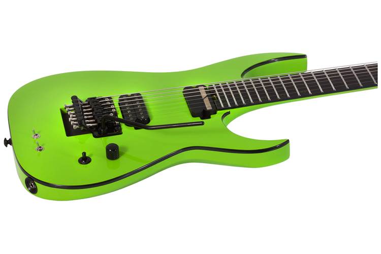 Schecter Keith Merrow KM-7 MK-III FR-S Hybrid Lambo Green Schecter Keith Merrow KM-7 MK-III FR-S Hybrid Lambo Green