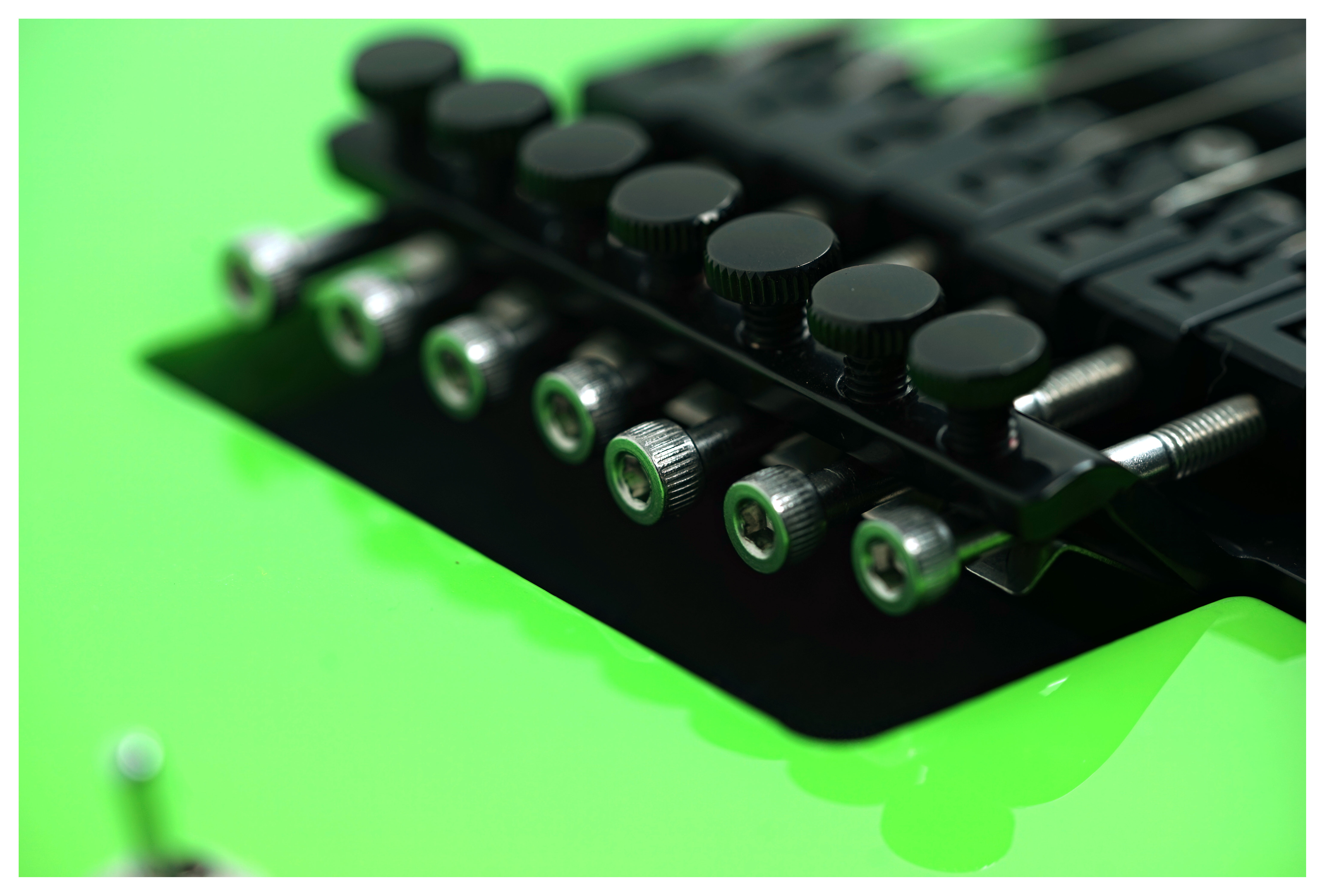 Schecter Keith Merrow KM-7 MK-III FR-S Hybrid Lambo Green