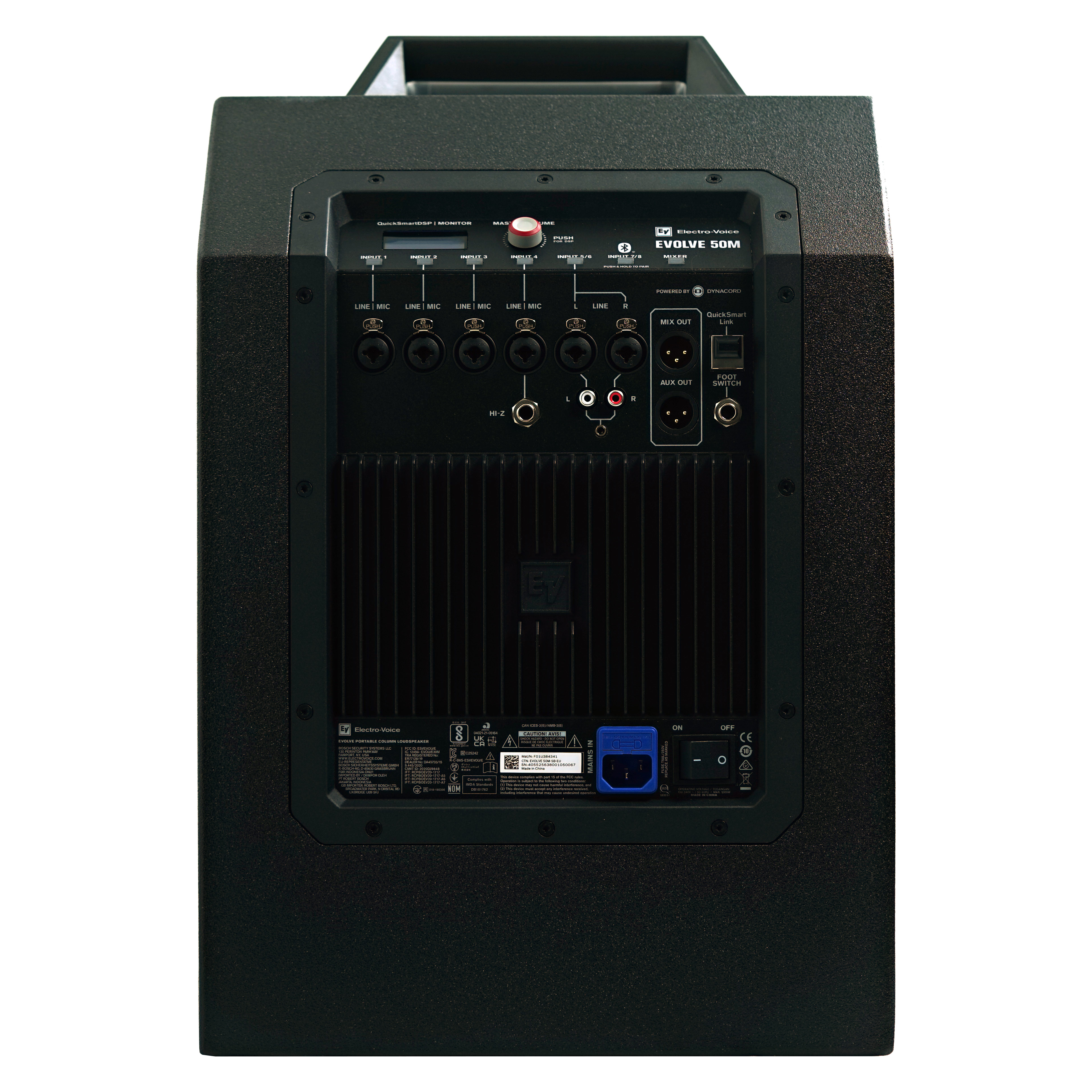 Electro Voice Evolve 50M Portable Column PA System Black (Ex-Demo) #405525638001050067