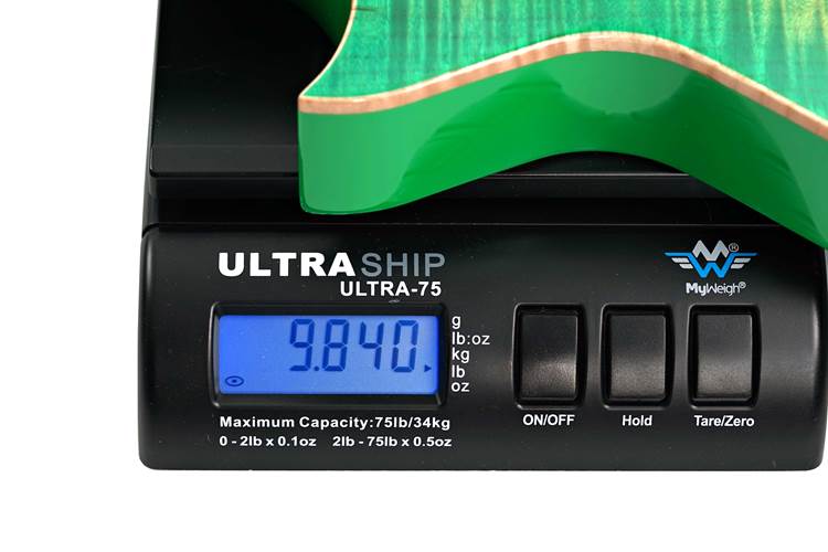 ESP USA Eclipse Flame Maple EMG Lime Burst Left Handed #US24466 ESP USA Eclipse Flame Maple EMG Lime Burst Left Handed #US24466