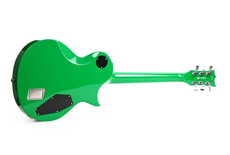 ESP USA Eclipse Flame Maple EMG Lime Burst Left Handed #US24466 ESP USA Eclipse Flame Maple EMG Lime Burst Left Handed #US24466