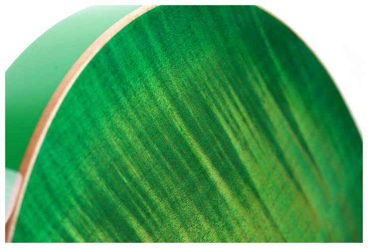 ESP USA Eclipse Flame Maple EMG Lime Burst Left Handed #US24466 ESP USA Eclipse Flame Maple EMG Lime Burst Left Handed #US24466