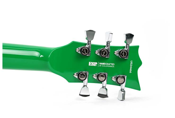 ESP USA Eclipse Flame Maple EMG Lime Burst Left Handed #US24466 ESP USA Eclipse Flame Maple EMG Lime Burst Left Handed #US24466