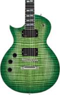 ESP USA Eclipse Flame Maple EMG Lime Burst Left Handed