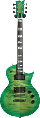 ESP USA Eclipse Flame Maple EMG Lime Burst #US24322 ESP USA Eclipse Flame Maple EMG Lime Burst #US24322