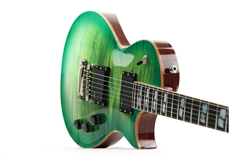 ESP USA Eclipse Flame Maple EMG Lime Burst #US24322 ESP USA Eclipse Flame Maple EMG Lime Burst #US24322