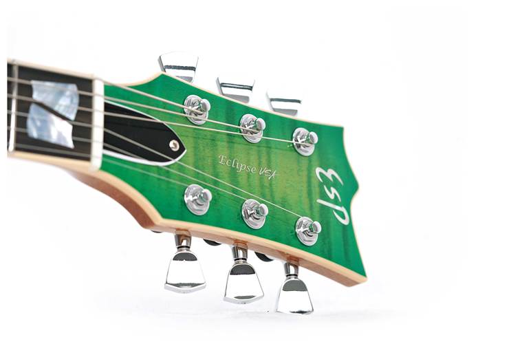 ESP USA Eclipse Flame Maple EMG Lime Burst #US24322 ESP USA Eclipse Flame Maple EMG Lime Burst #US24322