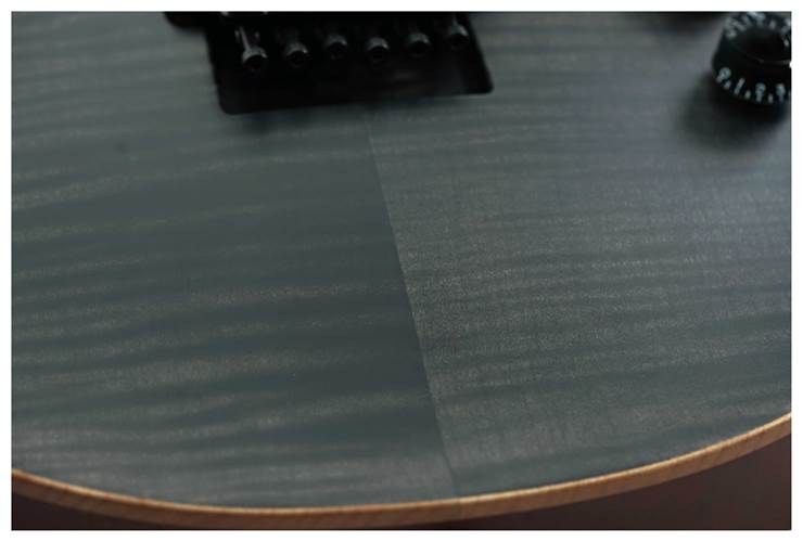 ESP USA Eclipse Flame Maple EMG FR Black Natural Fade Satin #US24302 ESP USA Eclipse Flame Maple EMG FR Black Natural Fade Satin #US24302