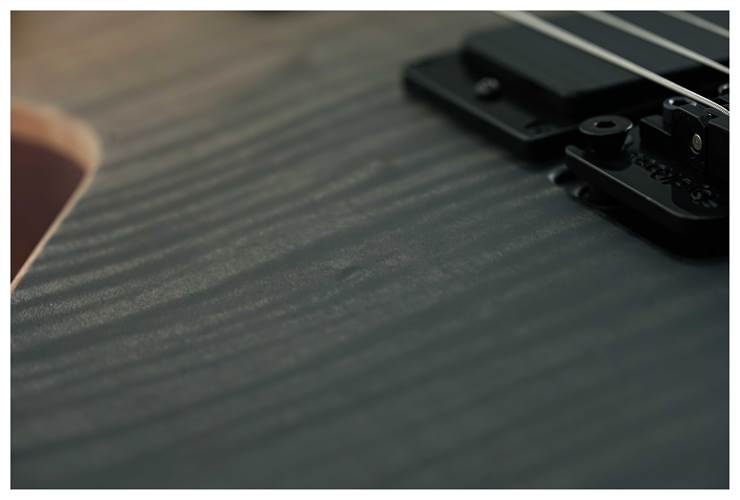 ESP USA Eclipse Flame Maple EMG FR Black Natural Fade Satin #US24302 ESP USA Eclipse Flame Maple EMG FR Black Natural Fade Satin #US24302