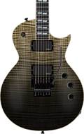 ESP USA Eclipse Flame Maple EMG FR Black Natural Fade Satin
