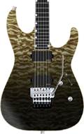ESP USA M-II FR Deluxe Quilted Maple EMG Black Natural Fade