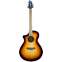 Breedlove Discovery S Concert Edgeburst Left Handed CE Red Cedar/Mahogany Front View