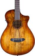 Breedlove Pursuit Exotic S Concerto Amber Bass CE Myrtlewood