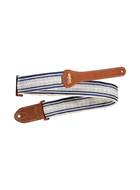 Taylor Academy Strap White/Blue Jacquard 2inch