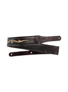 Taylor Spring Vine Chocolate Brown Embroidered 2.5 Inch Strap