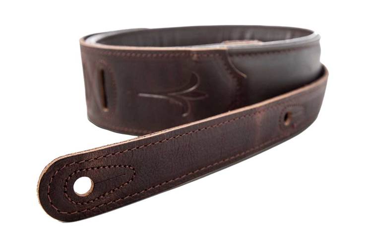 Taylor Spring Vine Chocolate Brown Embroidered 2.5 Inch Strap Taylor Spring Vine Chocolate Brown Embroidered 2.5 Inch Strap