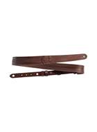 Taylor Slim Leather Chocolate Brown Strap