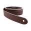 Taylor Slim Leather Chocolate Brown Strap Front View