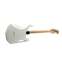 Fender Custom Shop guitarguitar Dealer Select 59 Stratocaster NOS Flash Coat Lacquer Faded Olympic White Maple Fingerboard Left Handed #R126408 Front View