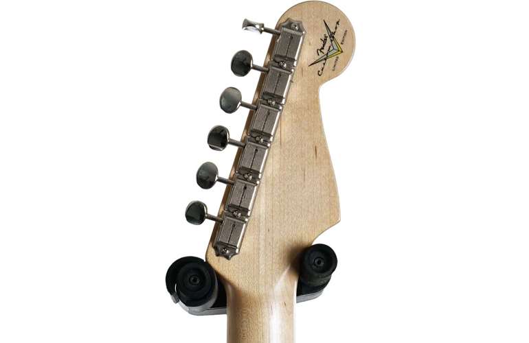 Fender Custom Shop guitarguitar Dealer Select 59 Stratocaster NOS Flash Coat Lacquer Faded Olympic White Maple Fingerboard Left Handed #R126637 Fender Custom Shop guitarguitar Dealer Select 59 Stratocaster NOS Flash Coat Lacquer Faded Olympic White Maple Fingerboard Left Handed #R126637