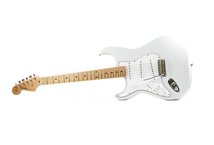 Fender Custom Shop guitarguitar Dealer Select 59 Stratocaster NOS Flash Coat Lacquer Faded Olympic White Maple Fingerboard Left Handed #R126637 Fender Custom Shop guitarguitar Dealer Select 59 Stratocaster NOS Flash Coat Lacquer Faded Olympic White Maple Fingerboard Left Handed #R126637