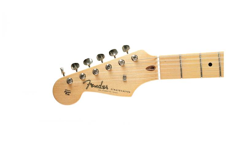 Fender Custom Shop guitarguitar Dealer Select 59 Stratocaster NOS Flash Coat Lacquer Faded Olympic White Maple Fingerboard Left Handed #R126637 Fender Custom Shop guitarguitar Dealer Select 59 Stratocaster NOS Flash Coat Lacquer Faded Olympic White Maple Fingerboard Left Handed #R126637