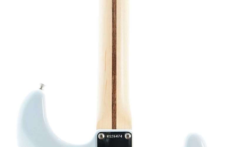 Fender Custom Shop guitarguitar Dealer Select 59 Stratocaster NOS Flash Coat Lacquer Faded Sonic Blue Maple Fingerboard Left Handed #R126474 Fender Custom Shop guitarguitar Dealer Select 59 Stratocaster NOS Flash Coat Lacquer Faded Sonic Blue Maple Fingerboard Left Handed #R126474
