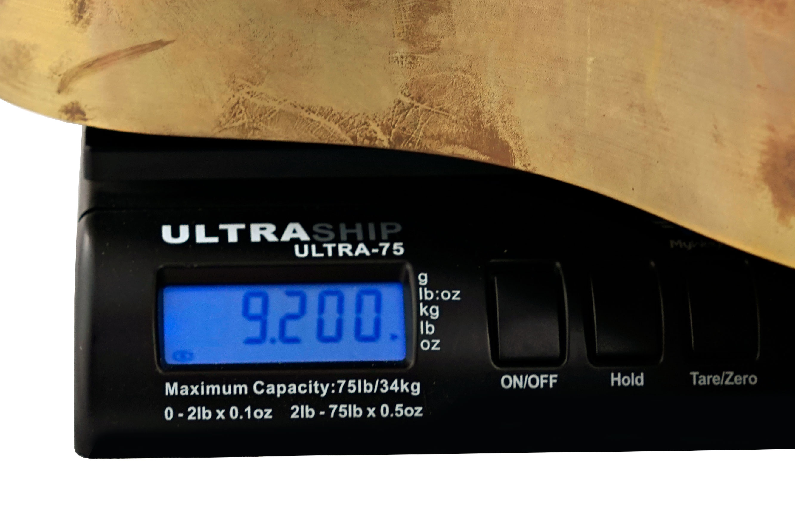 National Reso-Phonic Raw 12 Fret Brass  with Lollar P90 (Ex-Demo) #25060