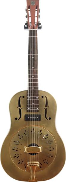 National Reso-Phonic Raw 12 Fret Brass with Lollar P90