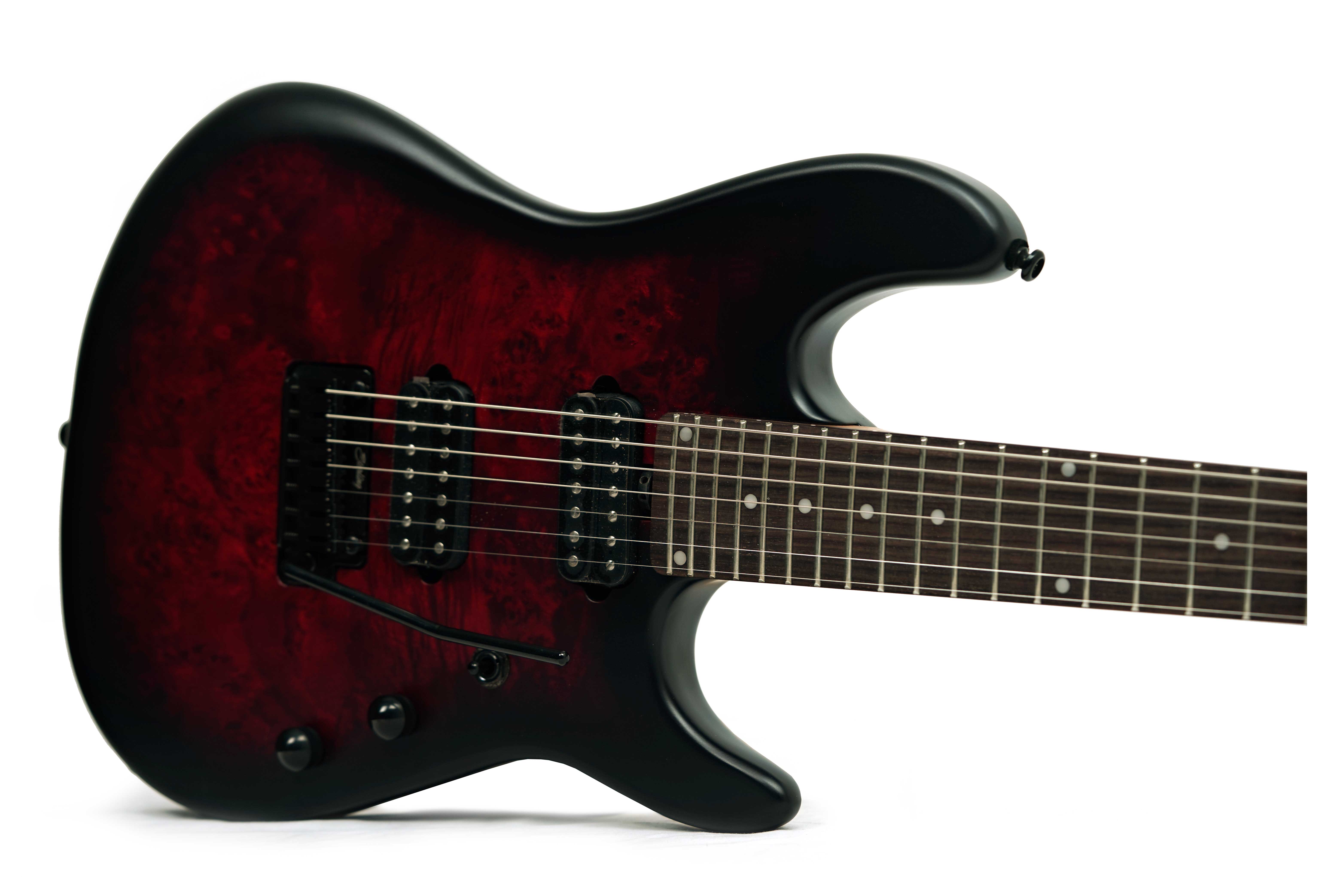 Music Man Sterling Cutlass Jason Richardson 7 Dark Scarlet Burst (Ex-Demo) #SB33527
