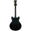 D'Angelico Excel DC Stop-Bar Solid Black Back View