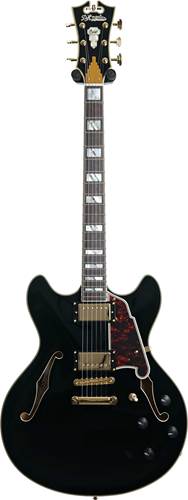 D'Angelico Excel DC Stop-Bar Solid Black D'Angelico Excel DC Stop-Bar Solid Black