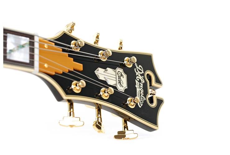 D'Angelico Excel DC Stop-Bar Solid Black D'Angelico Excel DC Stop-Bar Solid Black