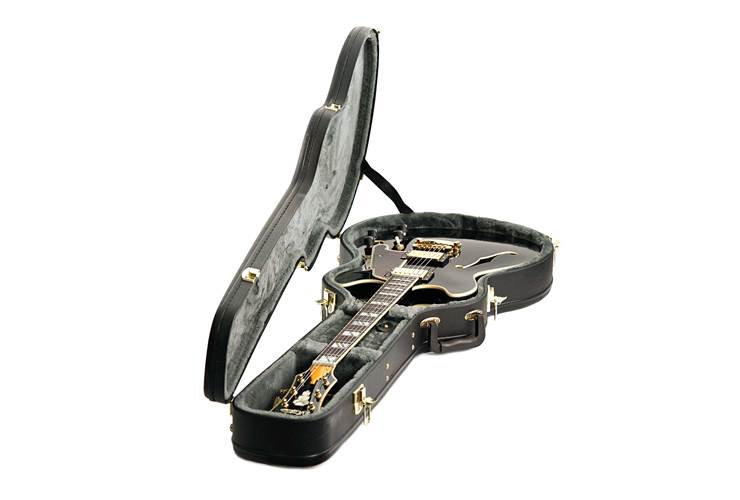 D'Angelico Excel DC Stop-Bar Solid Black D'Angelico Excel DC Stop-Bar Solid Black