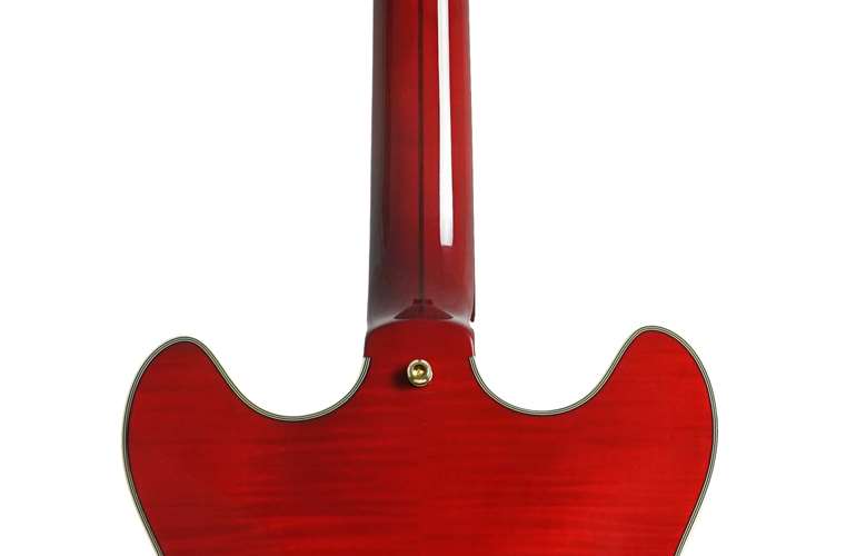 D'Angelico Excel DC Stop-Bar Trans Cherry D'Angelico Excel DC Stop-Bar Trans Cherry