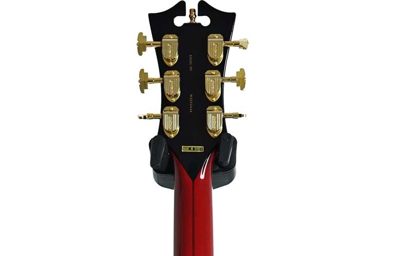 D'Angelico Excel DC Stop-Bar Trans Cherry D'Angelico Excel DC Stop-Bar Trans Cherry