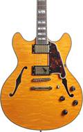 D'Angelico Excel DC Stop-Bar Vintage Natural Quilt (Nearly New) #W2202194