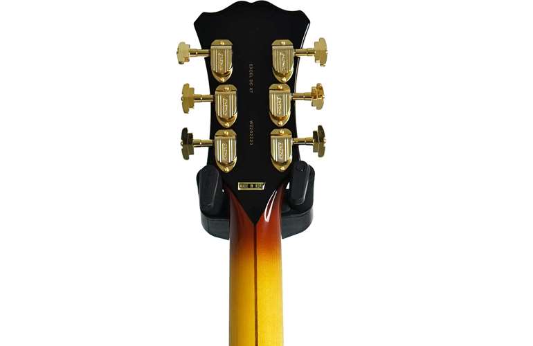 D'Angelico Excel DC Stop-Bar Iced Tea Burst Quilt D'Angelico Excel DC Stop-Bar Iced Tea Burst Quilt