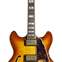 D'Angelico Excel DC Stop-Bar Iced Tea Burst Quilt