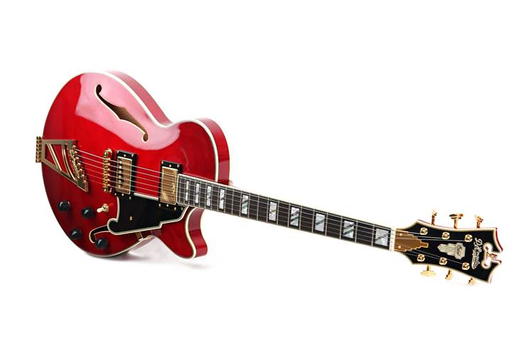 D'Angelico Excel SS Stairstep Trans Cherry (Nearly New) #W2202098 D'Angelico Excel SS Stairstep Trans Cherry (Nearly New) #W2202098