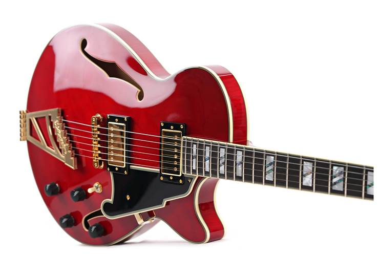 D'Angelico Excel SS Stairstep Trans Cherry (Nearly New) #W2202098 D'Angelico Excel SS Stairstep Trans Cherry (Nearly New) #W2202098